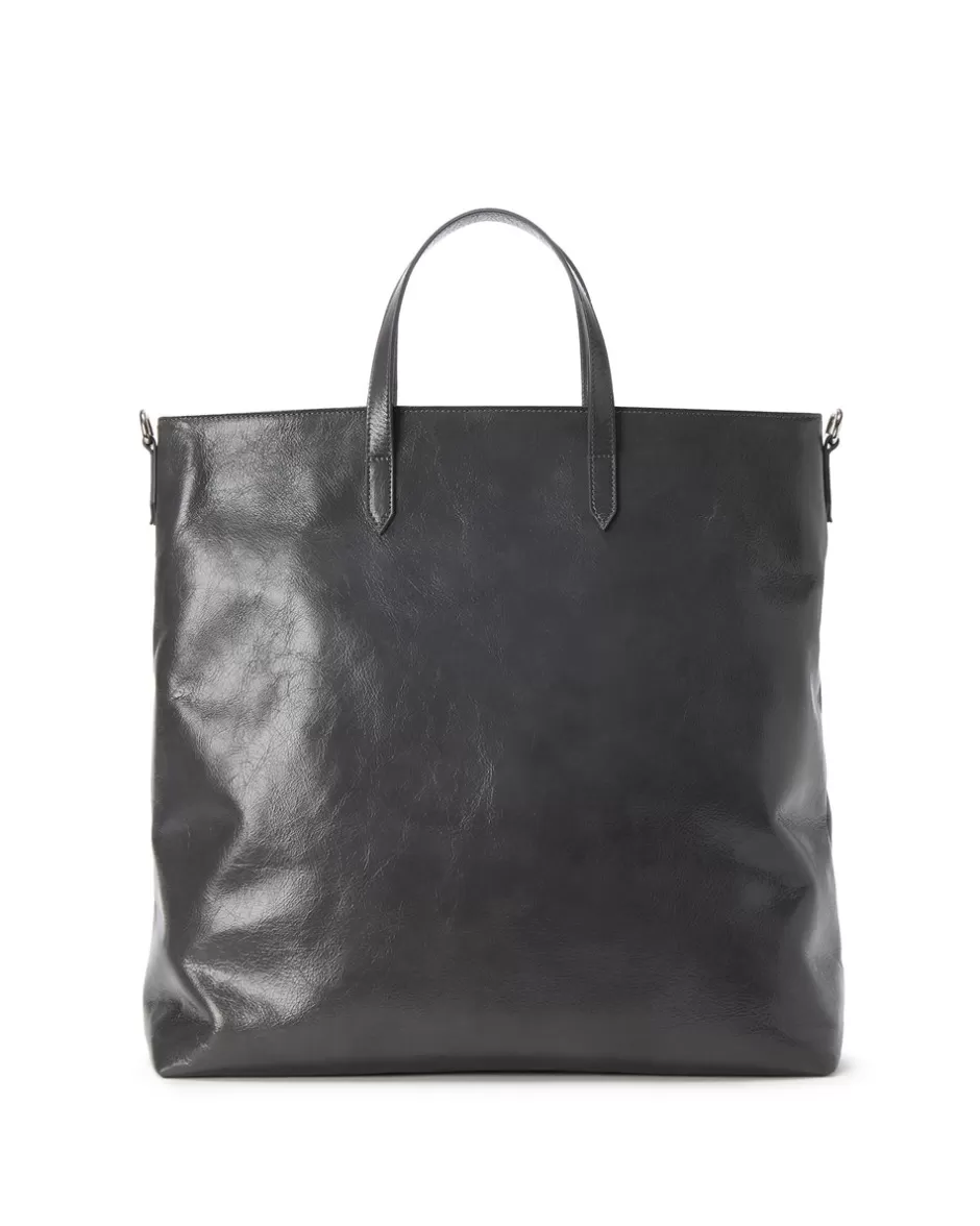 Cheap Alias Leather Shopper Bag With Pocket Closure And Logo Women Bags And Belts