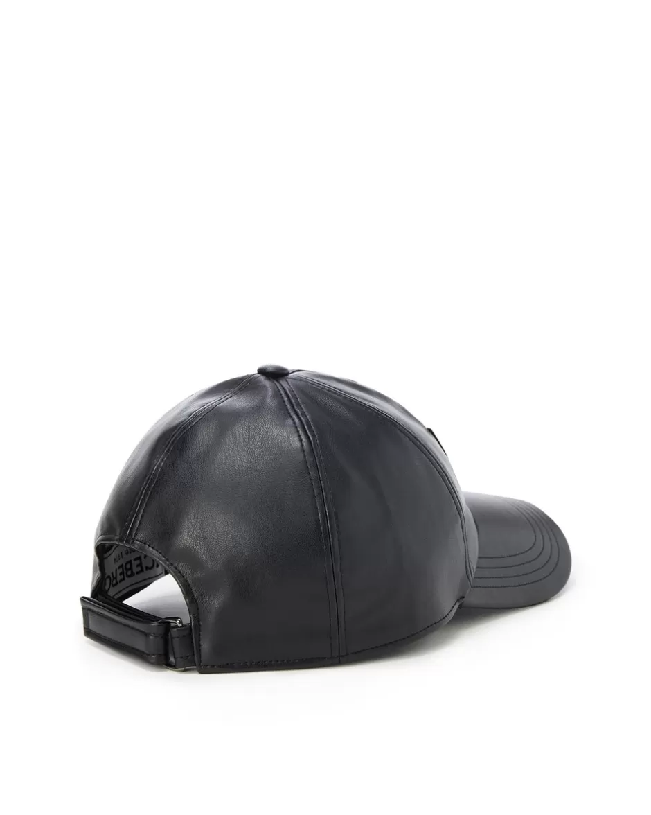 Cheap Baseball Cap In Imitation Leather Women Hats And Scarves