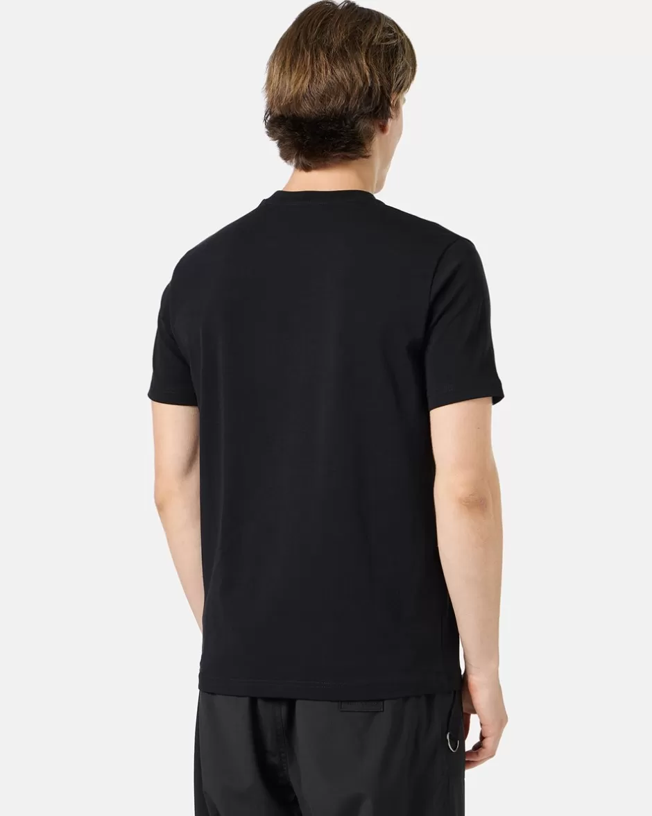 Discount Black Cotton Jersey T-shirt With Garfield Print And Embroidered Logo T-Shirts And Polo