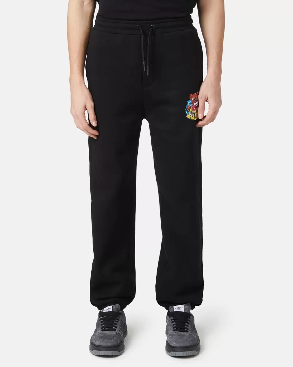 Flash Sale Black Fleece Joggers Trousers