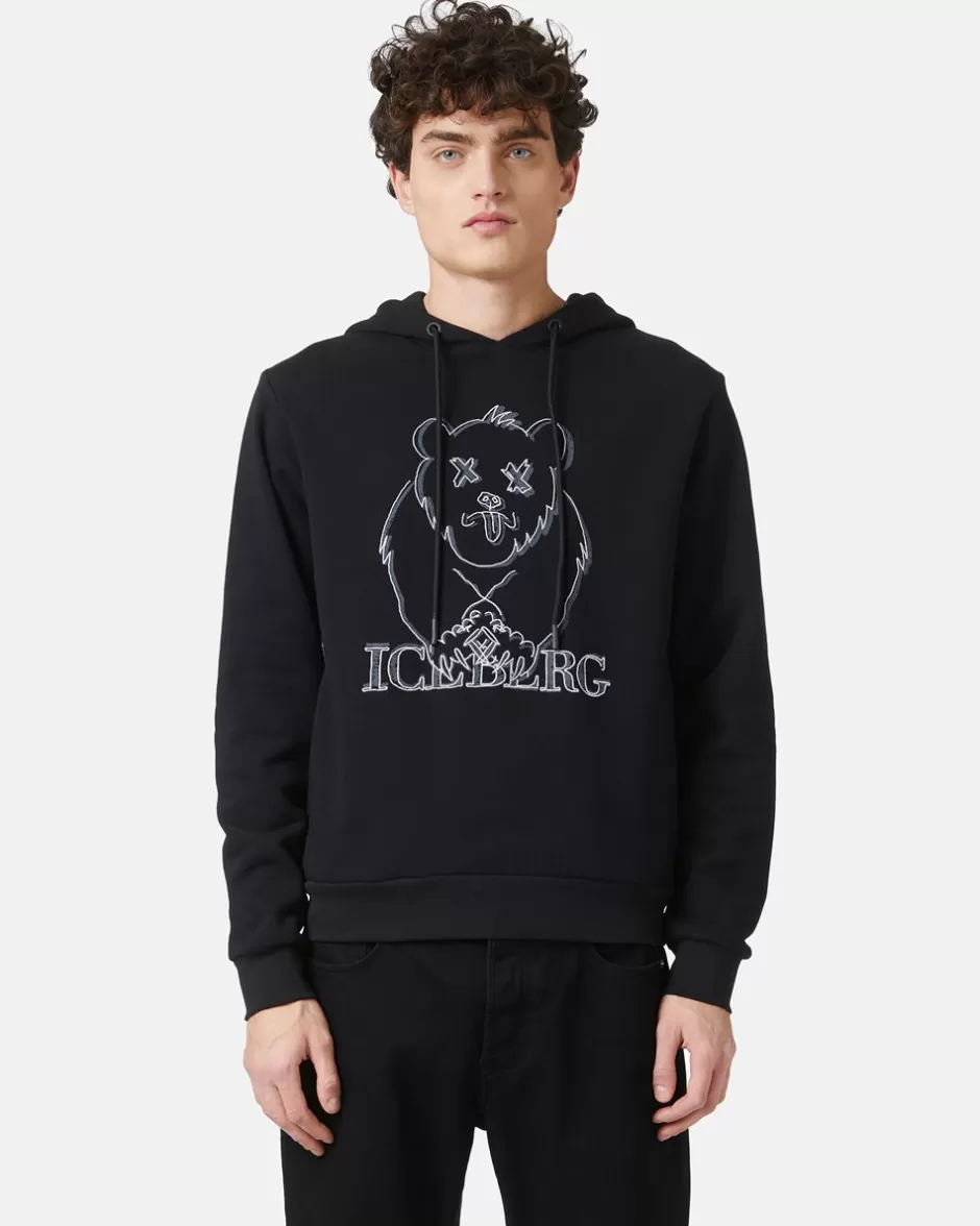 Online Black Hooded Sweatshirt Sweatshirts