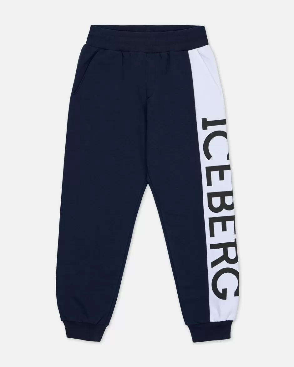 Best Blue Jogger-style Sweatpants Kids/BOY Boy Fw24