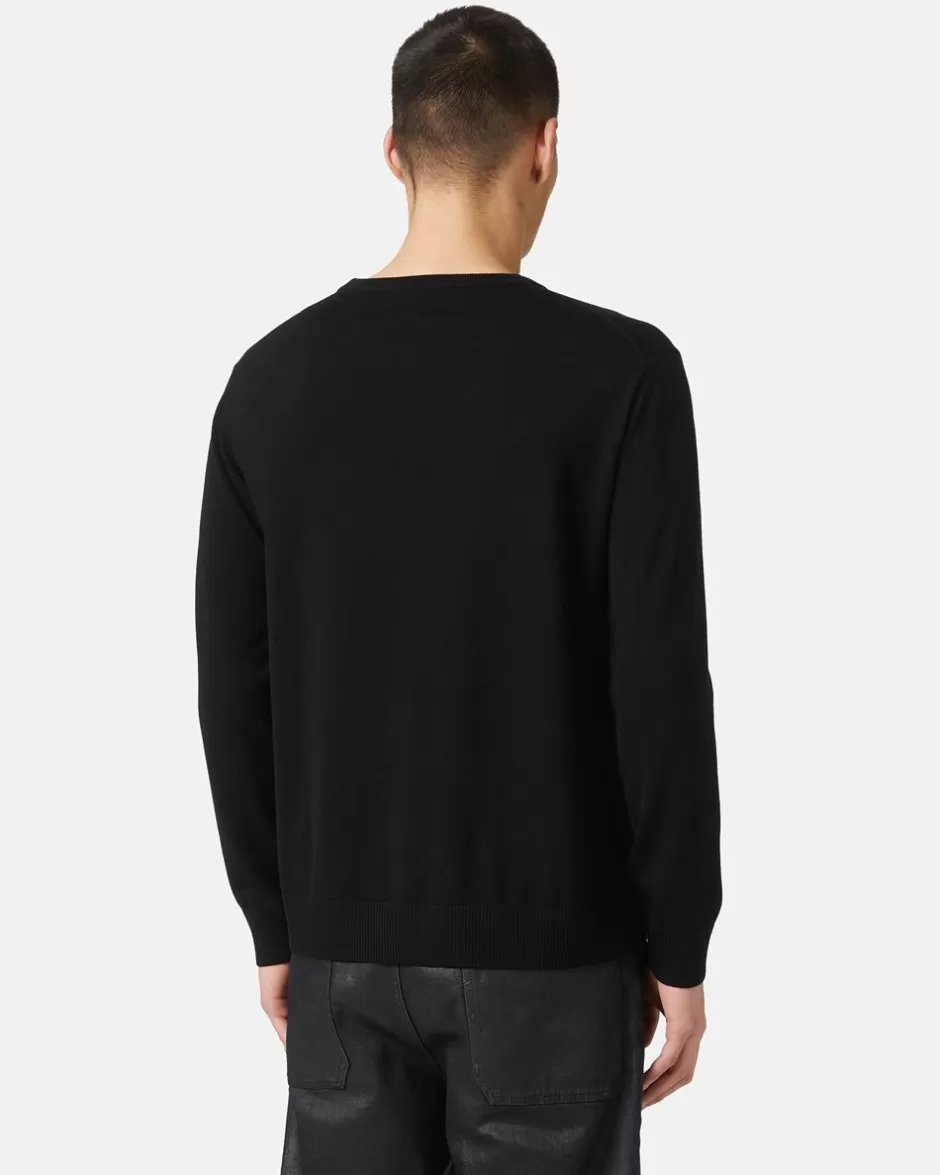 Shop Crew-neck Sweater With Logo Knitwear