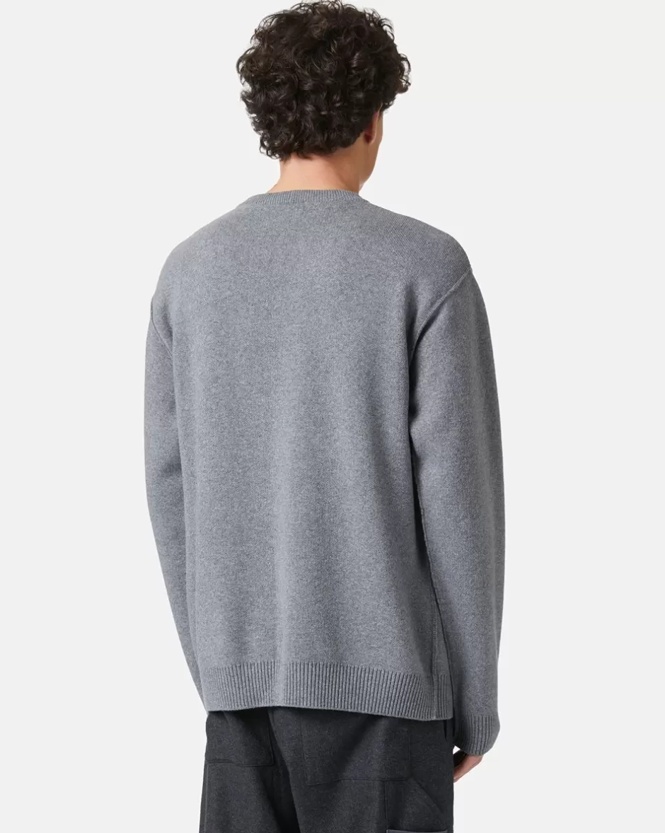 Shop Crew-neck Wool Blend Sweater Knitwear