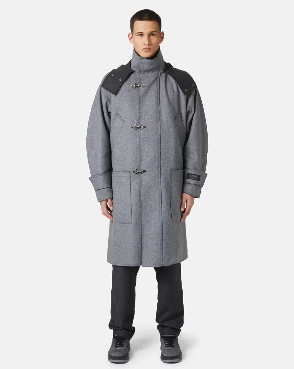 Cheap Duffle Coat In Double Cloth Outerwear