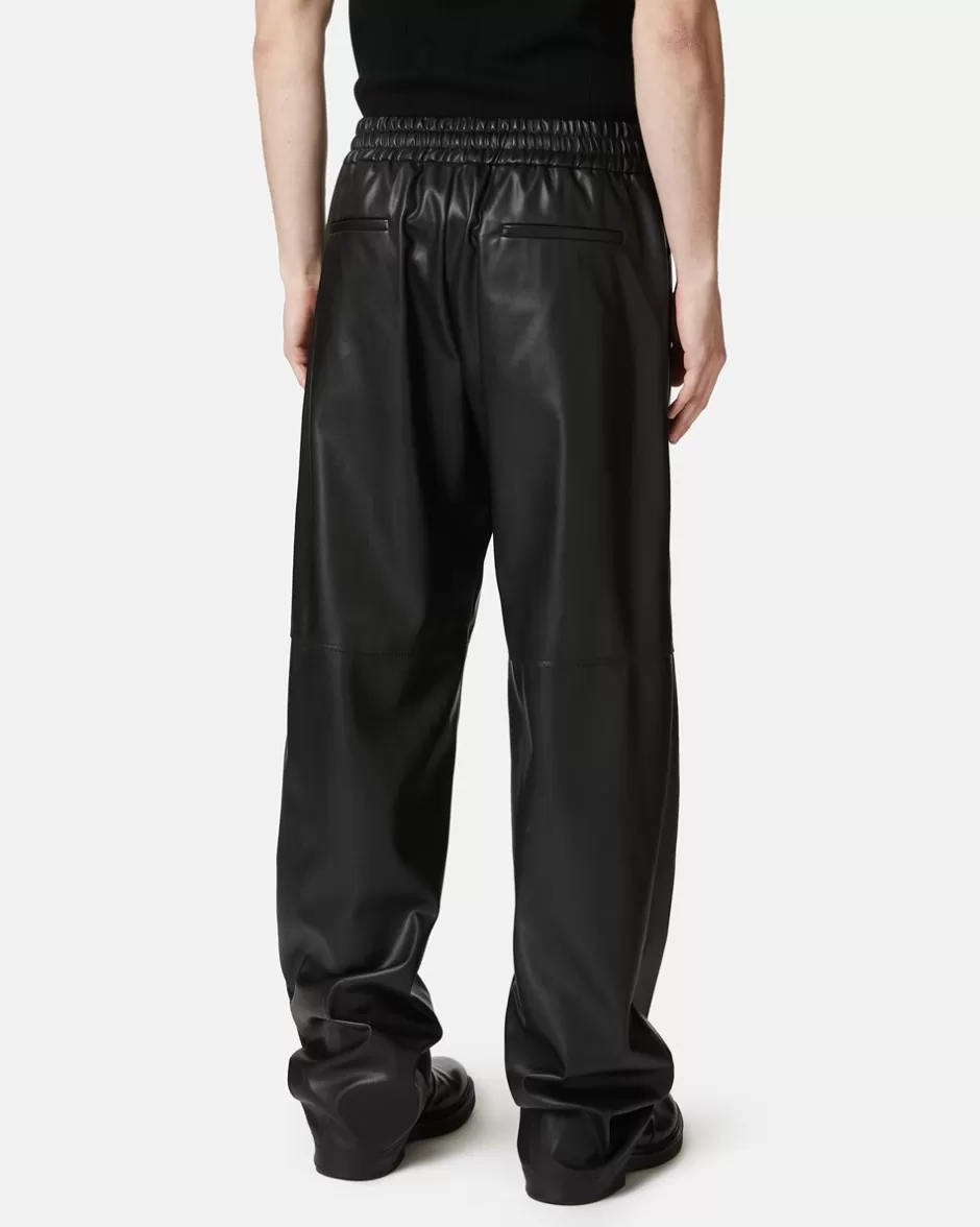 Flash Sale Eco-leather Joggers Trousers