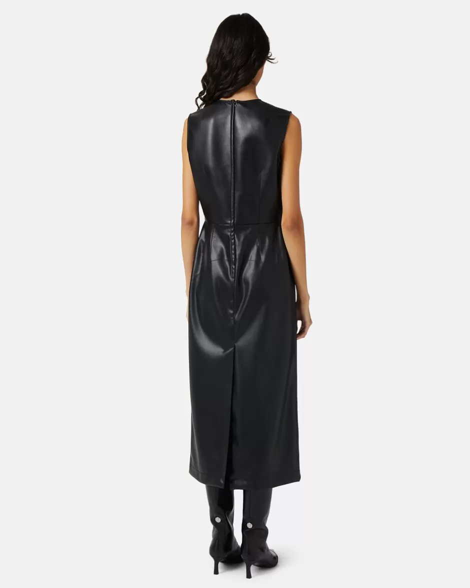 Shop Faux Leather Sheath Dress Women Dresses And Skirts