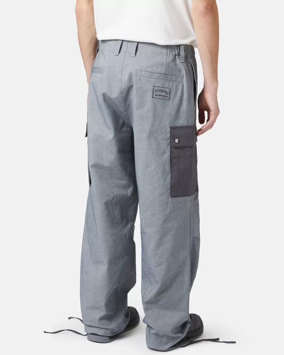 Cheap Gabardine Cargo Trousers Trousers