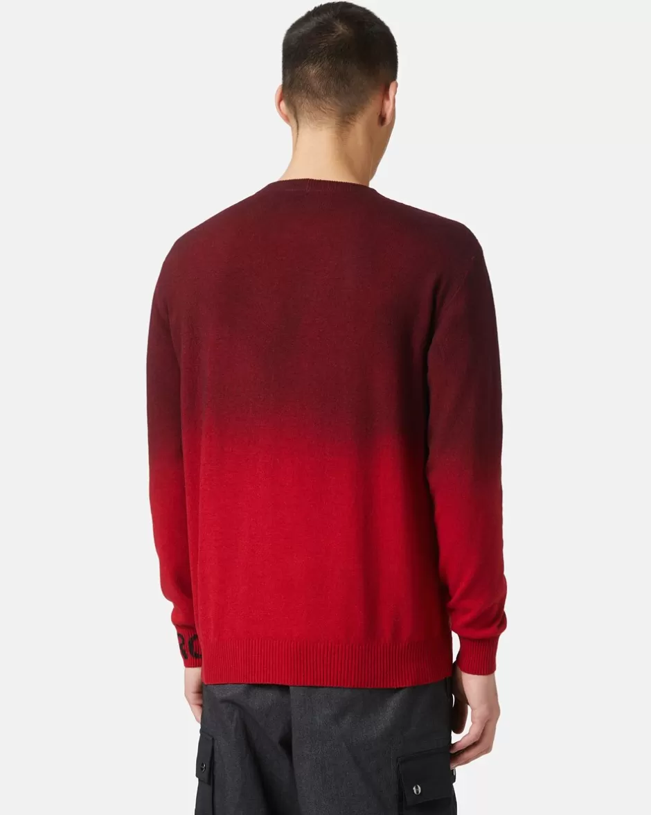 Best Gradient Red Wool Sweater Knitwear