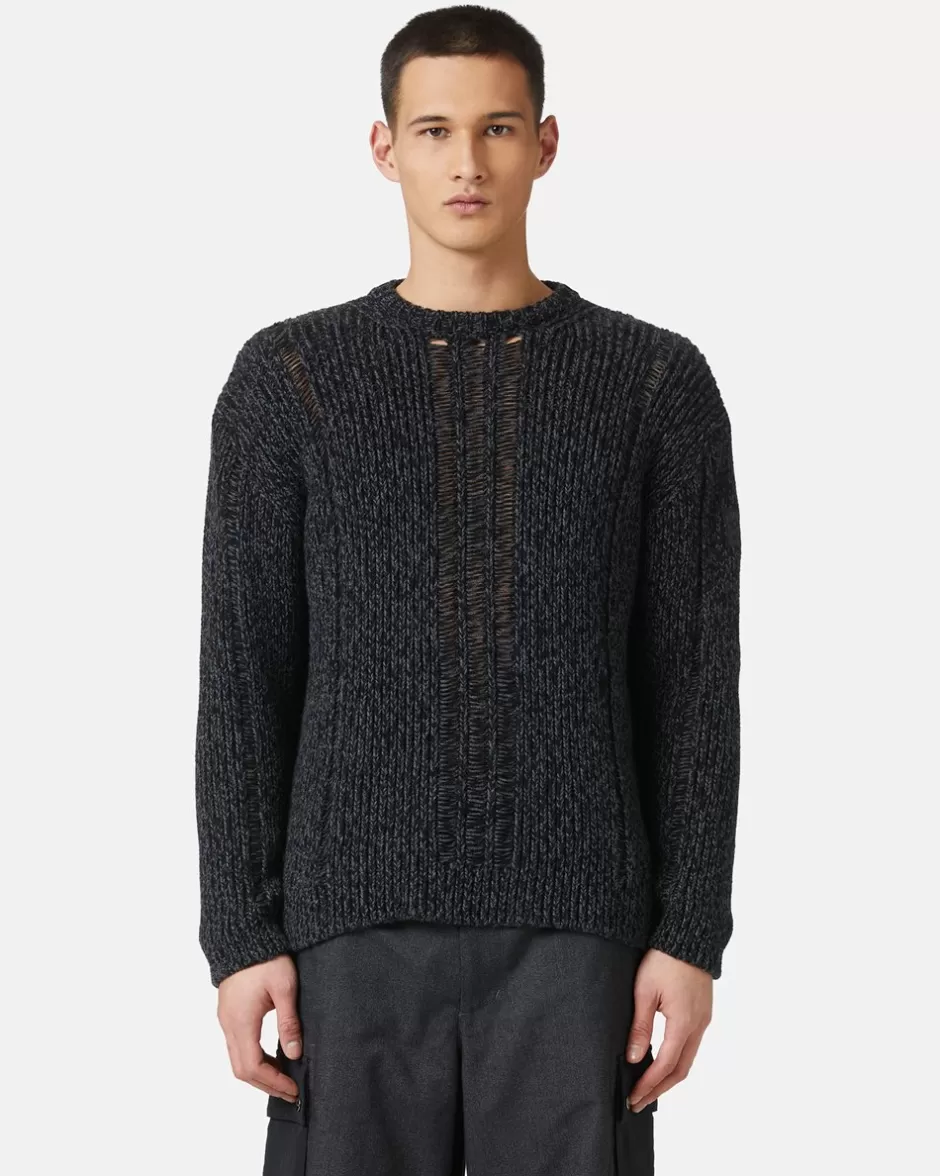 Discount Gray Wool Blend Sweater Knitwear