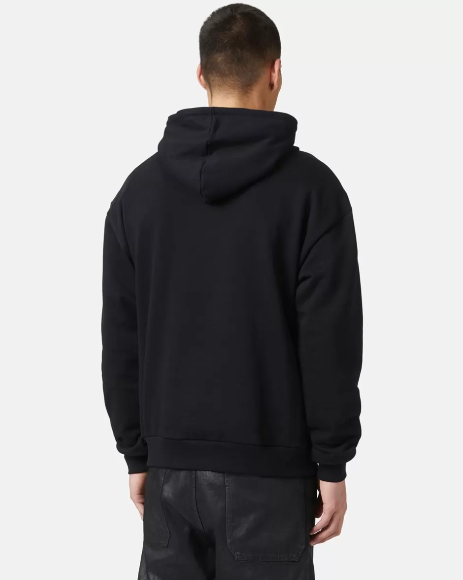 Hot Hooded Sweatshirt With Rubberized Print Sweatshirts