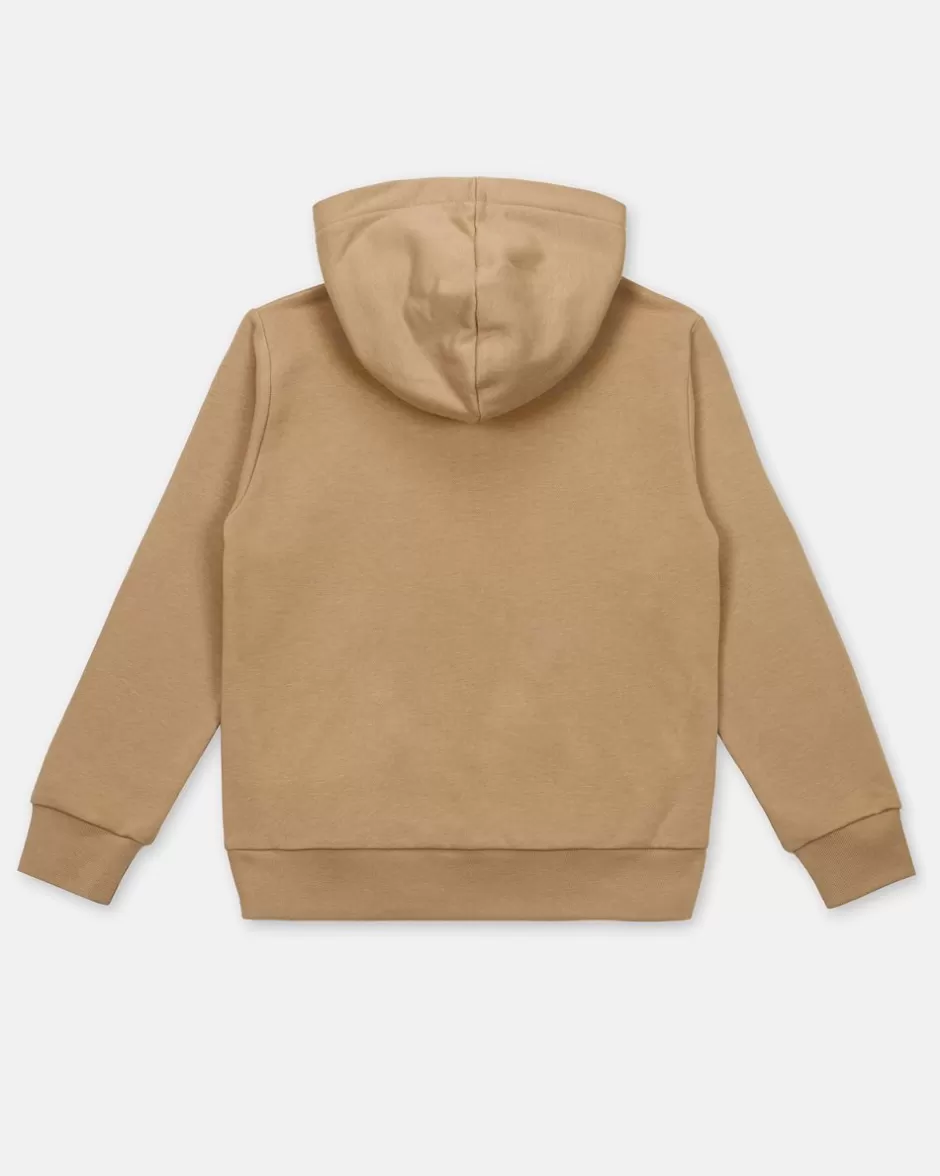 Shop Junior Collection Camel Colored Hoodie Kids/BOY Boy Fw24