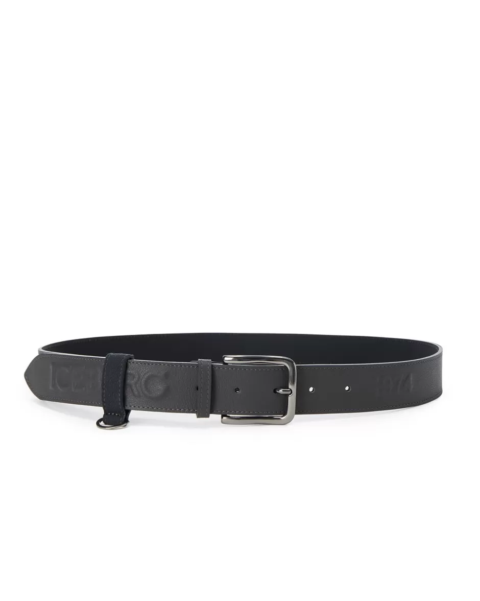 Sale Nappa Belt With Embossed Logo Bags And Belt