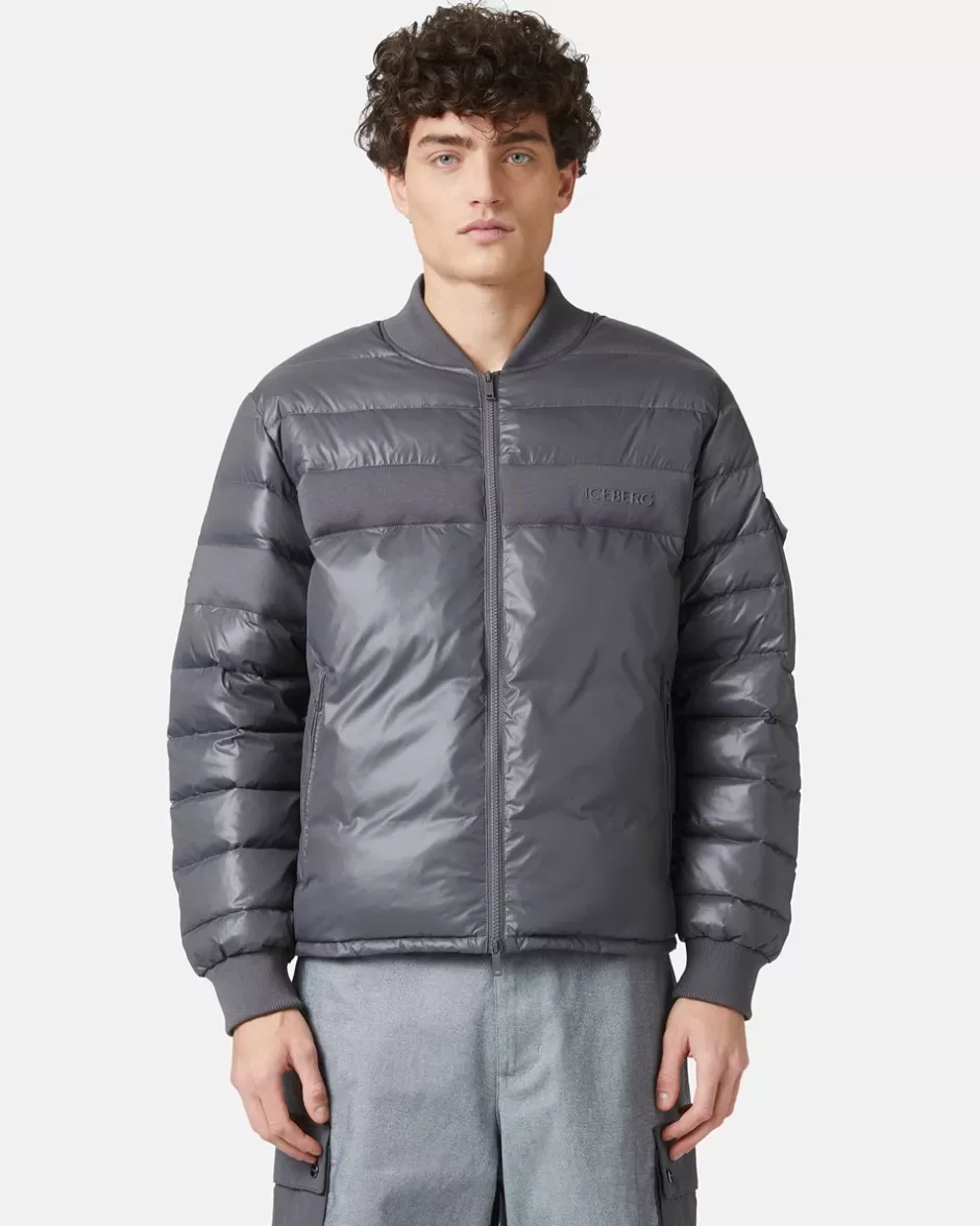 Cheap Nylon Jacket With Ribbed Band Outerwear