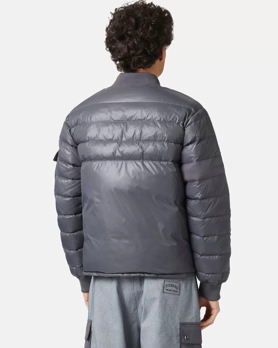 Cheap Nylon Jacket With Ribbed Band Outerwear