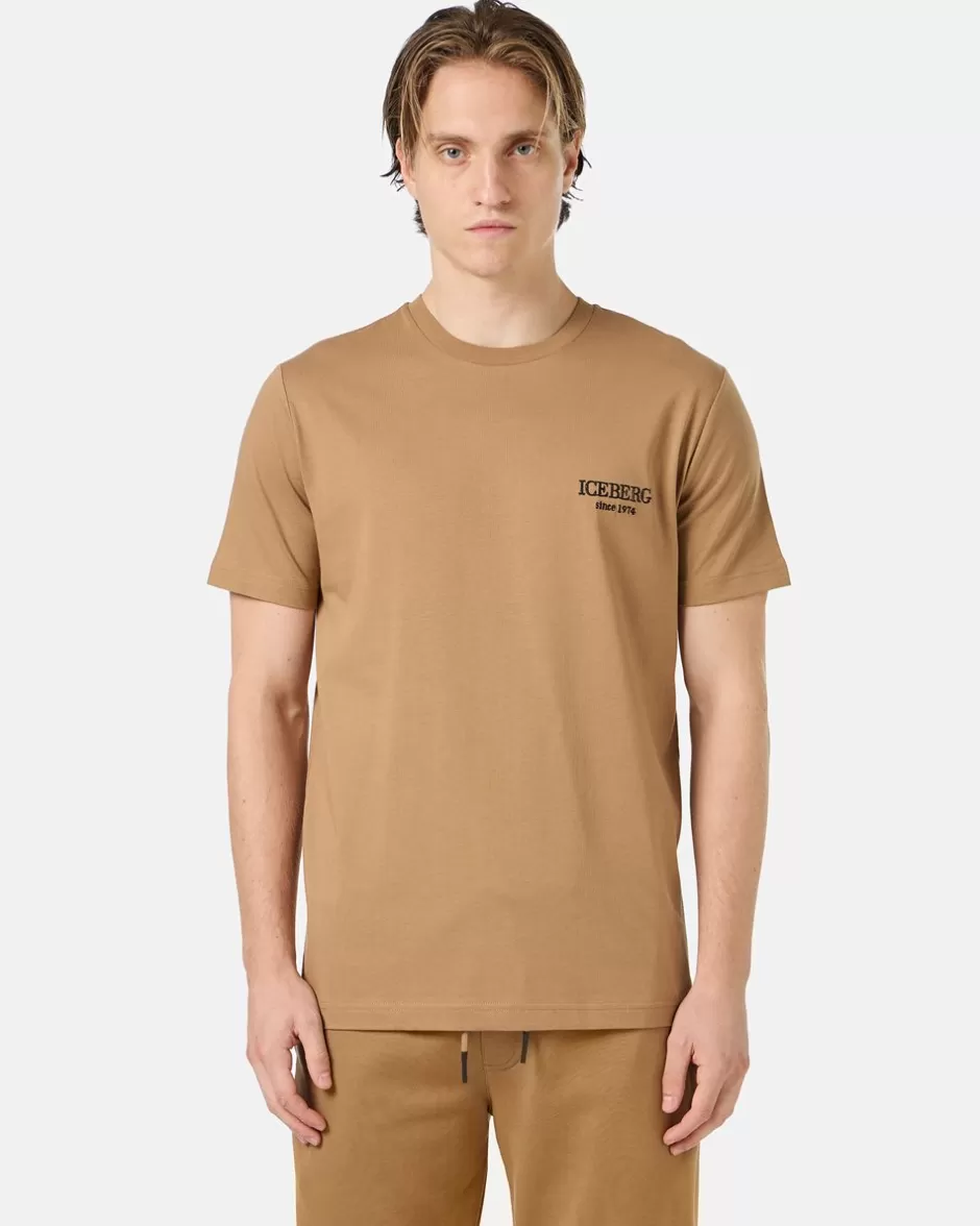 Store Paper Bag Colored Crewneck Sweatshirt With Embroidered Logo T-Shirts And Polo