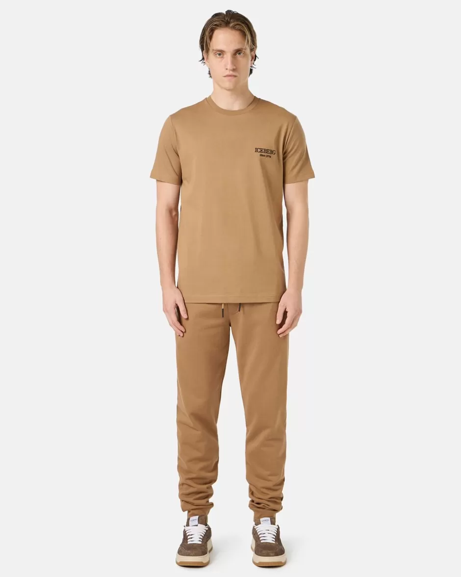 Store Paper Bag Colored Crewneck Sweatshirt With Embroidered Logo T-Shirts And Polo