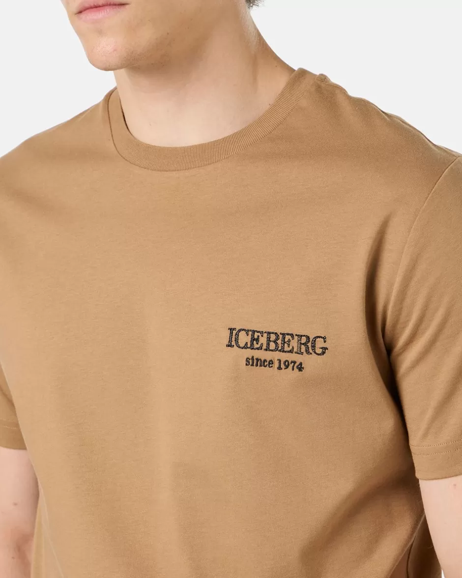Store Paper Bag Colored Crewneck Sweatshirt With Embroidered Logo T-Shirts And Polo