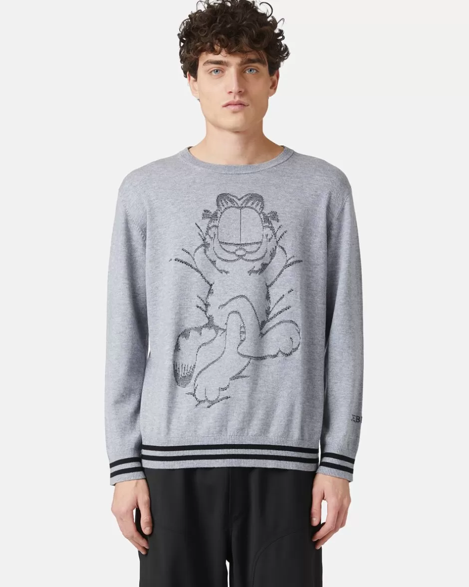 Shop Pullover With Garfield Design Knitwear