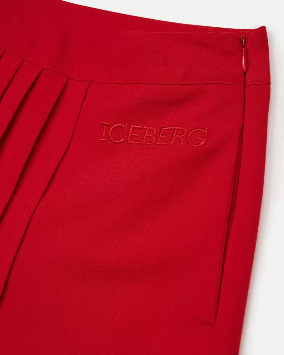 Store Red Tennis Style Shorts Kids Girl Fw24