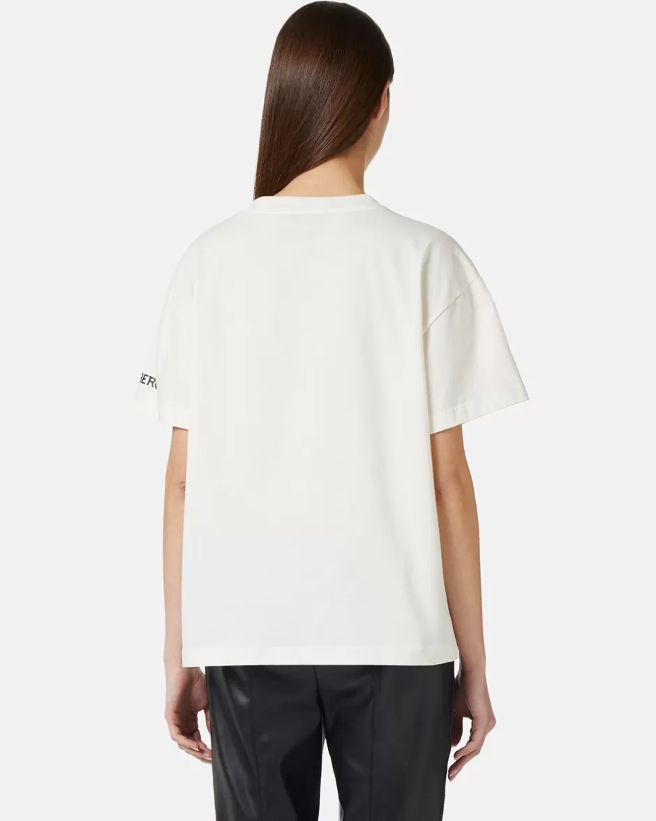 Sale Regular Fit T-shirt In Cotton Jersey Women T-Shirts And Tops