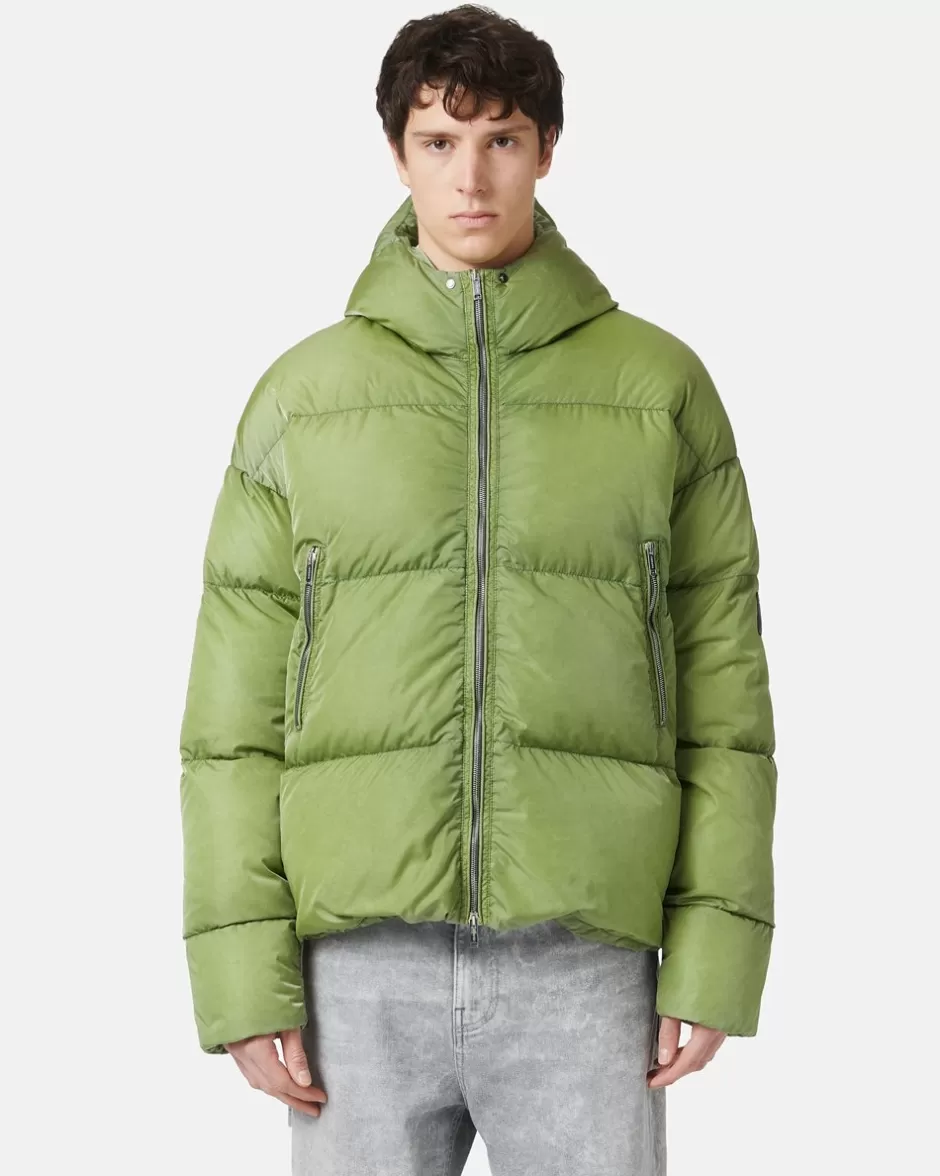 New Short Down Jacket With Hood Outerwear