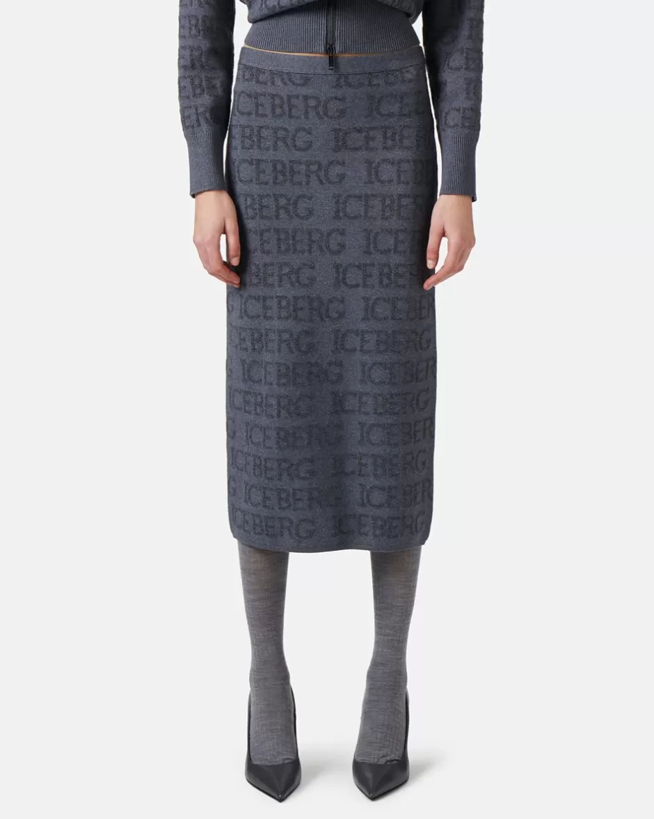 New Skirt With Pattern Women Knitwear | Dresses And Skirts