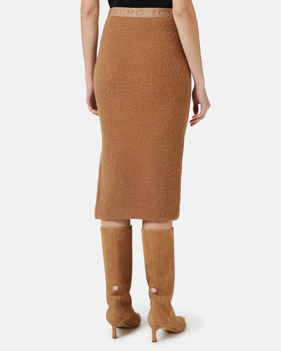 Sale Sports Skirt In Wool And Bouclé Women Knitwear | Dresses And Skirts