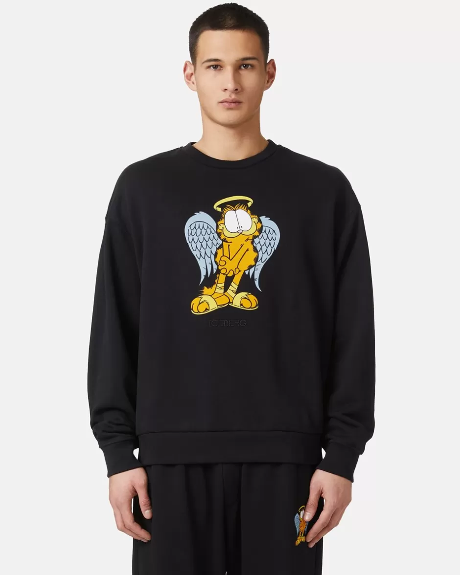 Best Sale Sweatshirt With Garfield Design Sweatshirts