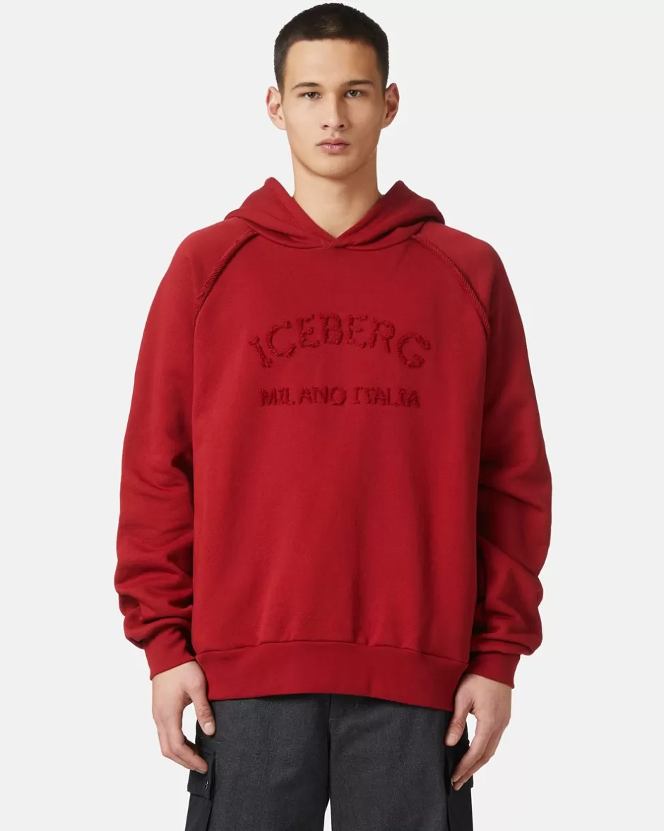 Clearance Sweatshirt With Hood And Logo Sweatshirts