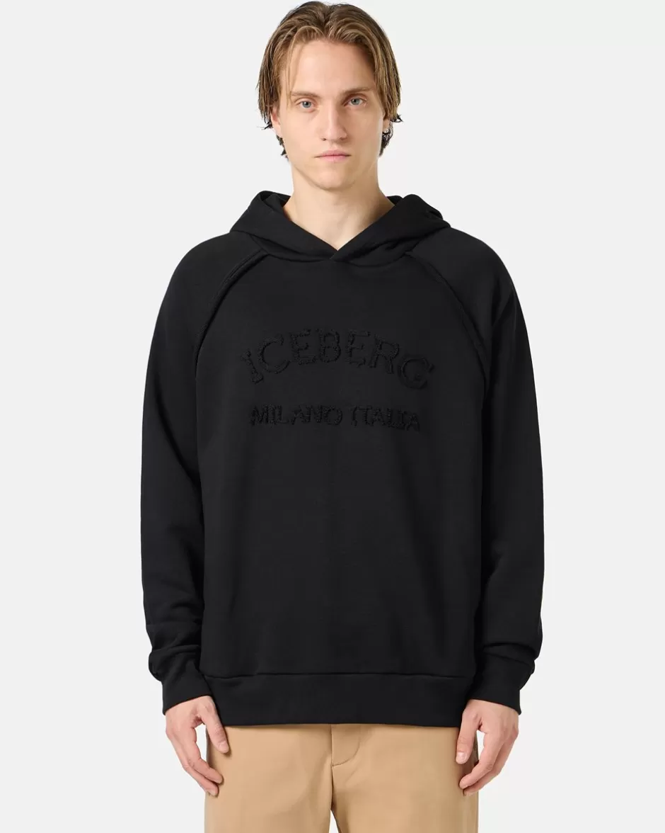 Hot Sweatshirt With Hood And Logo Sweatshirts