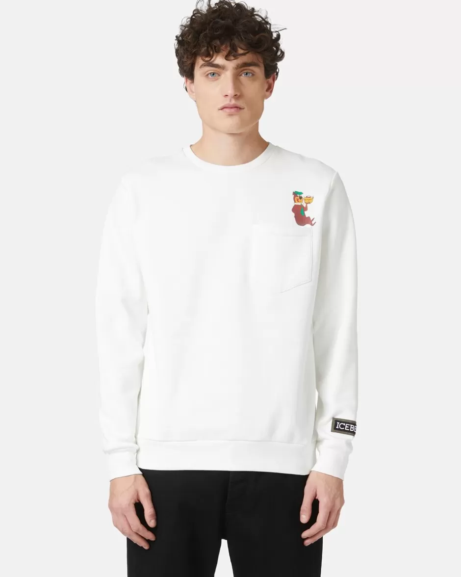 Cheap Sweatshirt With Yogi Print Sweatshirts