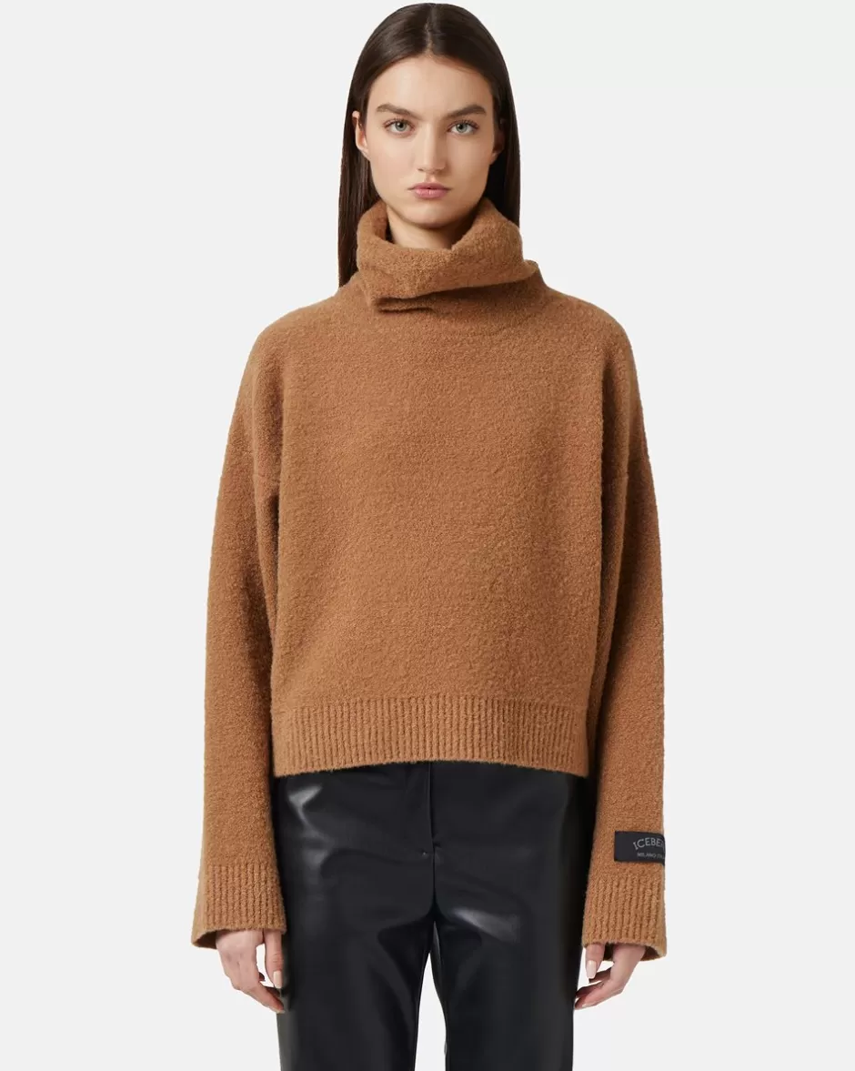 Best Turtleneck In Bouclé Wool Women Knitwear