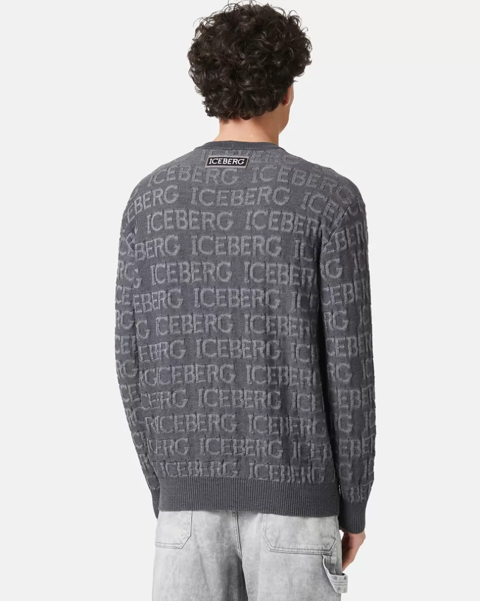 New Wool Sweater With Logo Knitwear